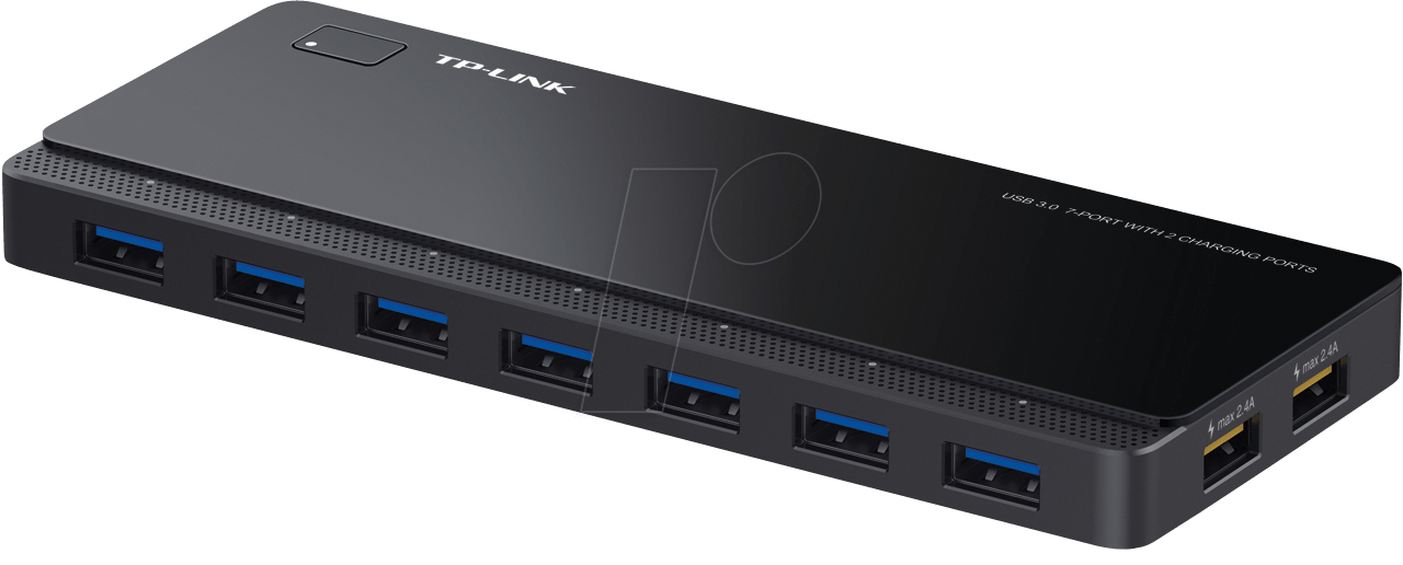 TPLINK UH720 - 7-Port-USB-3.0-Hub inkl. Netzteil - 2x Ladeports von TP-Link