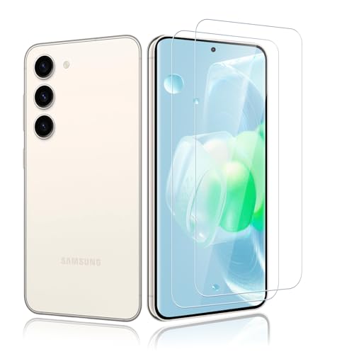 TPLTECH 2 Stück für Panzerglas für Samsung S23 Schutzfolie, 9H Blasenfrei Schutzglas Folie für Samsung S23 Panzer Schutz Glas, HD Fingerabdruck Displayschutzfolie für S23 von TPLTECH