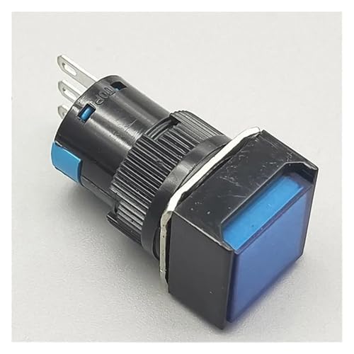 1Pcs 16mm Button Switch Self Lock/Self Reset 5A/250VAC NO+NC LA16-11F(3,Self reset) von TPQZQAUEC