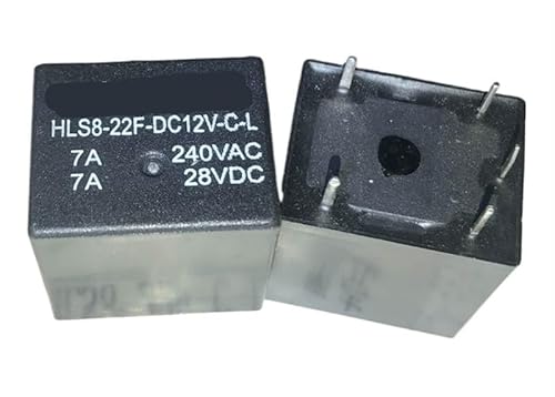 HLS8-22F-DC12V-C-L (22F-1C-12V-7A/15A) Relay 5pins(15A) von TPQZQAUEC