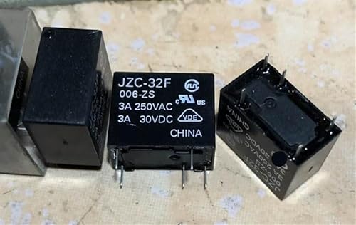 JZC-32F 005-ZS3(555) ; 006-ZS ; 012-ZS3(555) ; 024-ZS3(555) ; (32F-1C-5V/6V/12V/24V-3A) Relay 5 pins(JZC-32F 006-ZS) von TPQZQAUEC