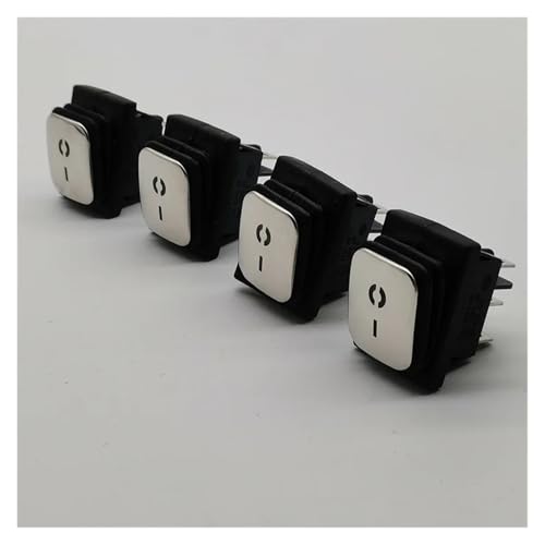 Waterproof and oil resistant stainless steel ship shaped switch RL2-4 pin/6 pin 220V with light, 2nd gear/3rd gear(5,4pin-ON-OFF) von TPQZQAUEC