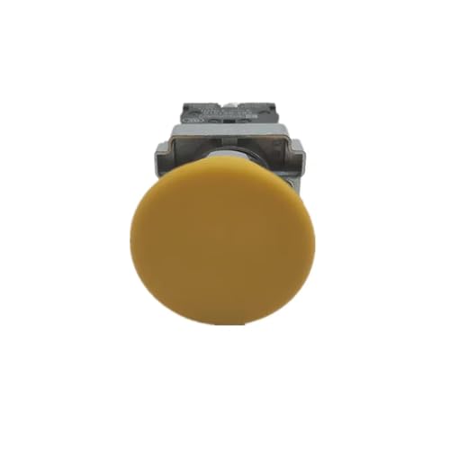 Xb2-bc31 Xb2-bc42 22mm Mushroom Head Push Button Switch Momentary Self-Reset 10A/660V(Yellow) von TPQZQAUEC