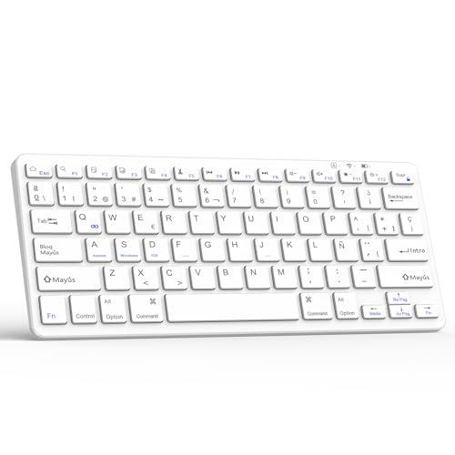 TQQ Kabellose Tastatur (weiß) von TQQ