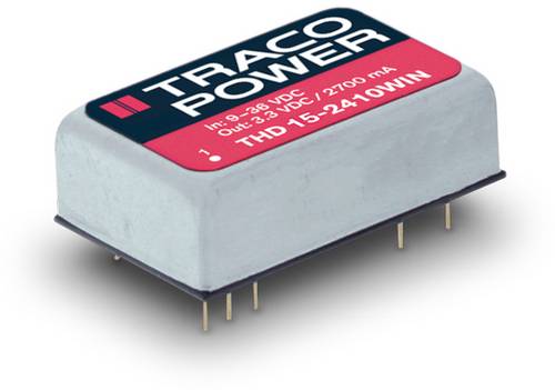 TracoPower THD 15-4810WIN DC/DC-Wandler, Print 48 V/DC 3.3 V/DC 4A 15W Anzahl Ausgänge: 1 x Inhalt TracoPower THD 15-4810WIN DC/DC-Wandler, Print 48 V/DC 3.3 V/DC 4A 15W Anzahl Ausgänge: 1 x Inhalt von TRACOPOWER