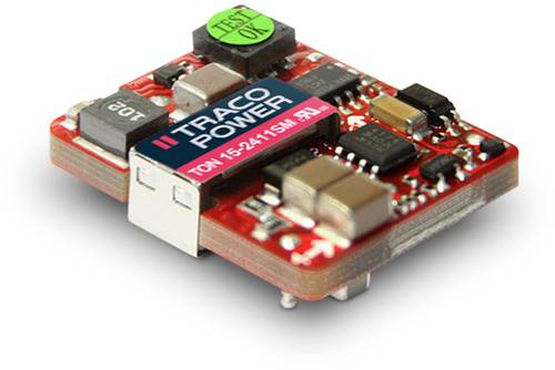 TracoPower TON 15-2410SM DC/DC-Wandler, Print 24 V/DC 3.3 V/DC 3.5A 15W Anzahl Ausgänge: 1 x Inhalt TracoPower TON 15-2410SM DC/DC-Wandler, Print 24 V/DC 3.3 V/DC 3.5A 15W Anzahl Ausgänge: 1 x Inhalt von TRACOPOWER