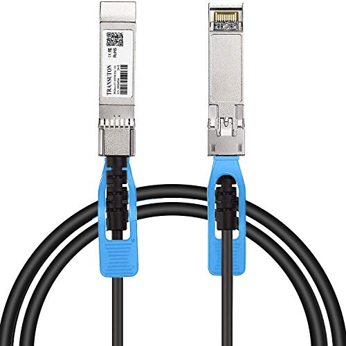 Chuangsuton 25G SFP28 DAC – für Dell 470-ACEX kompatibles 1 Meter 25 GBase SFP28 auf SFP28 passives Direktanschlusskabel aus Kupfer, Twinax-Kabel, 25 GB Ethernet von TRANSUTON