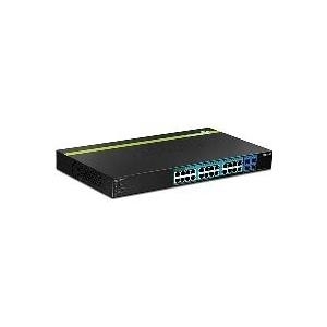 TRENDnet TPE TPE-2840WS 28-Port Gigabit Web Smart PoE+ Switch - Switch - verwaltet - 4 x 10/100/1000 (PoE+) + 20 x 10/100/1000 (PoE) + 4 x SFP - Desktop, an Rack montierbar - PoE+ (TPE-2840WS) von TRENDnet