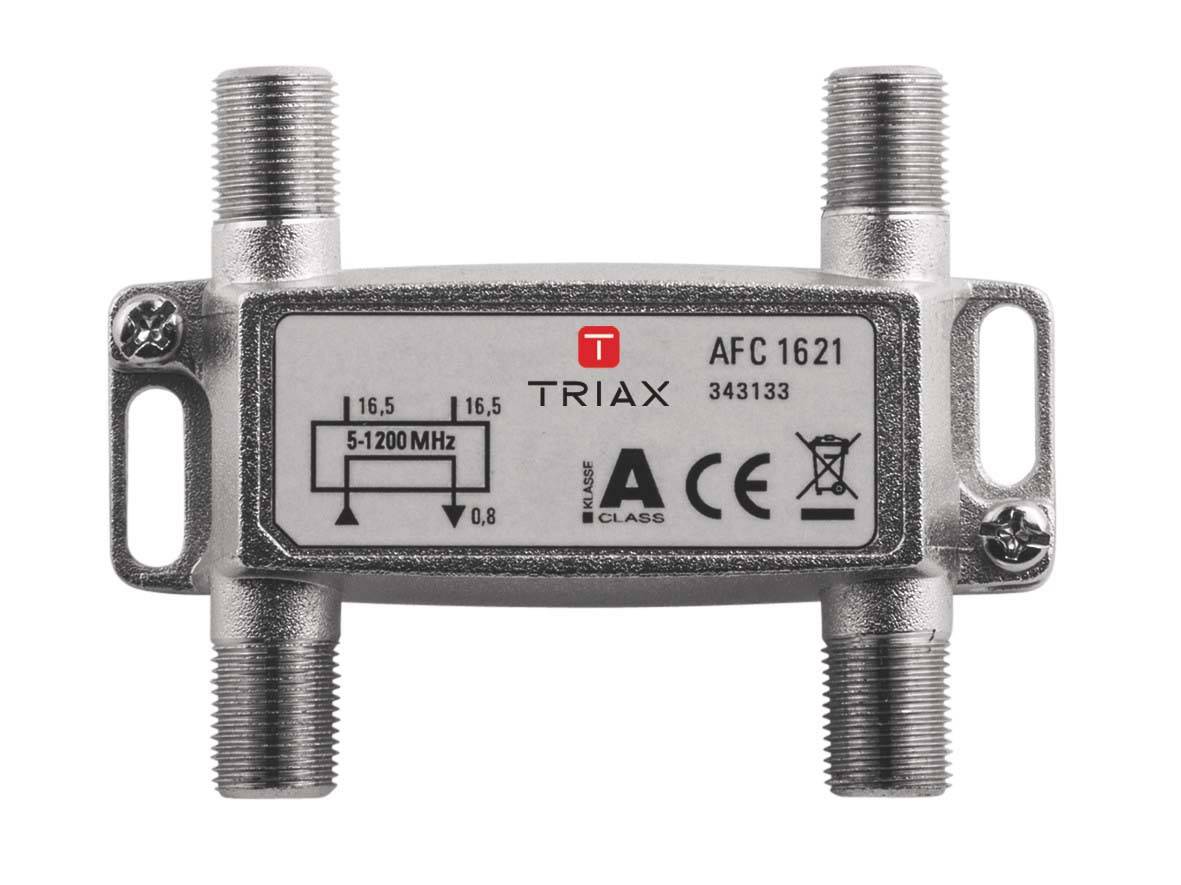 TRIAX 2fach Abzweiger AFC 1621 1,2 GHz 16,5dB 343133 von TRIAX GmbH