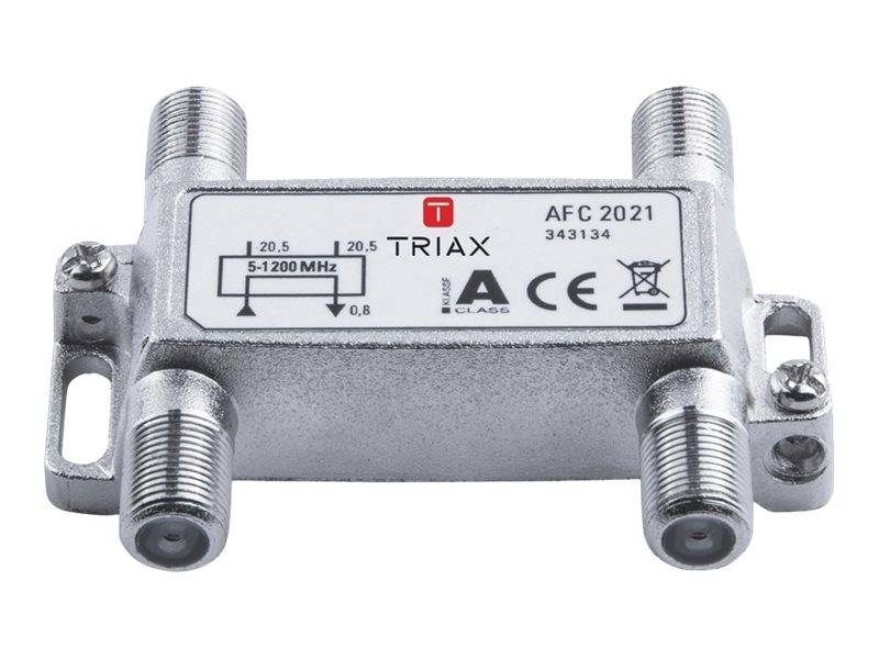 TRIAX 2fach Abzweiger AFC 2021 1,2 GHz 20,5dB 343134 von TRIAX GmbH