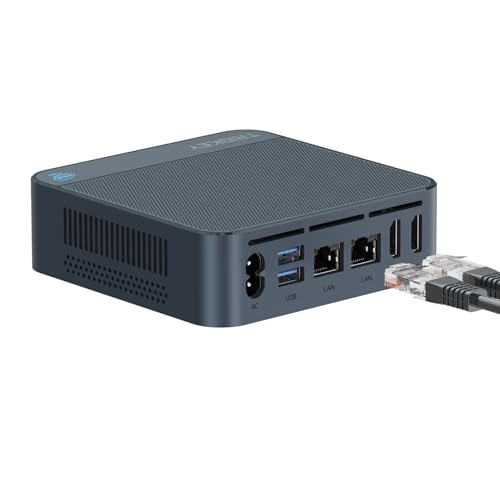 TRIGKEY Neuer Twin Lake N150 Mini Host (bis zu 3,60 GHz) PC 11 Pro, 16 GB DDR4 500 GB M.2 SATA SSD, Mini Desktop, Dual HDMI, Dual Netzwerk Ports, WiFi 5, BT 5.0, USB 3.2 von TRIGKEY