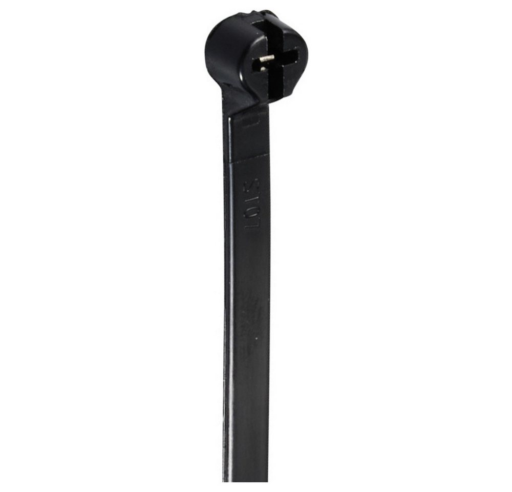 TRU COMPONENTS Kabelbinder TRU COMPONENTS TC-12814188 Kabelbinder 200 mm 4.8 mm Schwarz mit Meta (TC-12814188) von TRU COMPONENTS