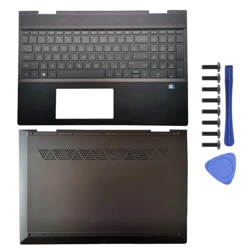 Kompatible LCD-Rückabdeckung, Handauflage, unteres Gehäuse, X360 15-DR 15M-DR 15-DR1005TX 1006TX 1007TX L54912-001 in(with Keyboard CD) von TRyYCB