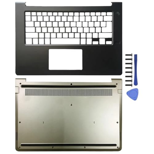 Kompatible LCD-Rückabdeckung, vordere Blende, Scharniere, Handballenauflage, unteres Gehäuse, Vostro 14 5468 V5468 Laptop, Modellnummer 0DC02Y 05T9CW 0D9GDC 05Y5Y1(NO Keyboard CD) von TRyYCB