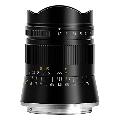 TT Artisan 21mm F1.5 ASPH Vollformat Objektiv Anschluss Nikon Z Mount Weitwinkelobjektiv, TTAL2115NZ, Schwarz von TTARTISAN