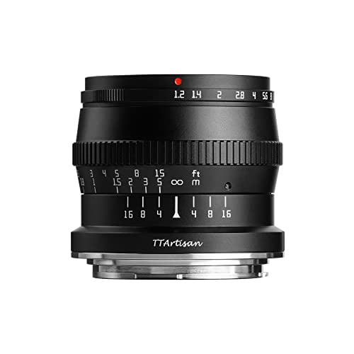 TT Artisan 50mm F1.2 APS-C Objektiv Anschluss Leica L Sigma Panasonic Black Manueller Fokus optischer Aufbau 11 Elemente in 7 Gruppen, TTAL5012LLB, Schwarz TT Artisan 50mm F1.2 APS-C Objektiv Anschluss Leica L Sigma Panasonic Black Manueller Fokus optischer Aufbau 11 Elemente in 7 Gruppen, TTAL5012LLB, Schwarz von TTARTISAN
