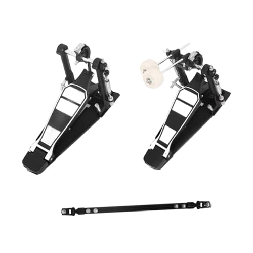 TTETTZ 2x Drum Double Pedal Ersatz Tragbarer Drum Beater Kick Übungsgeschenk von TTETTZ