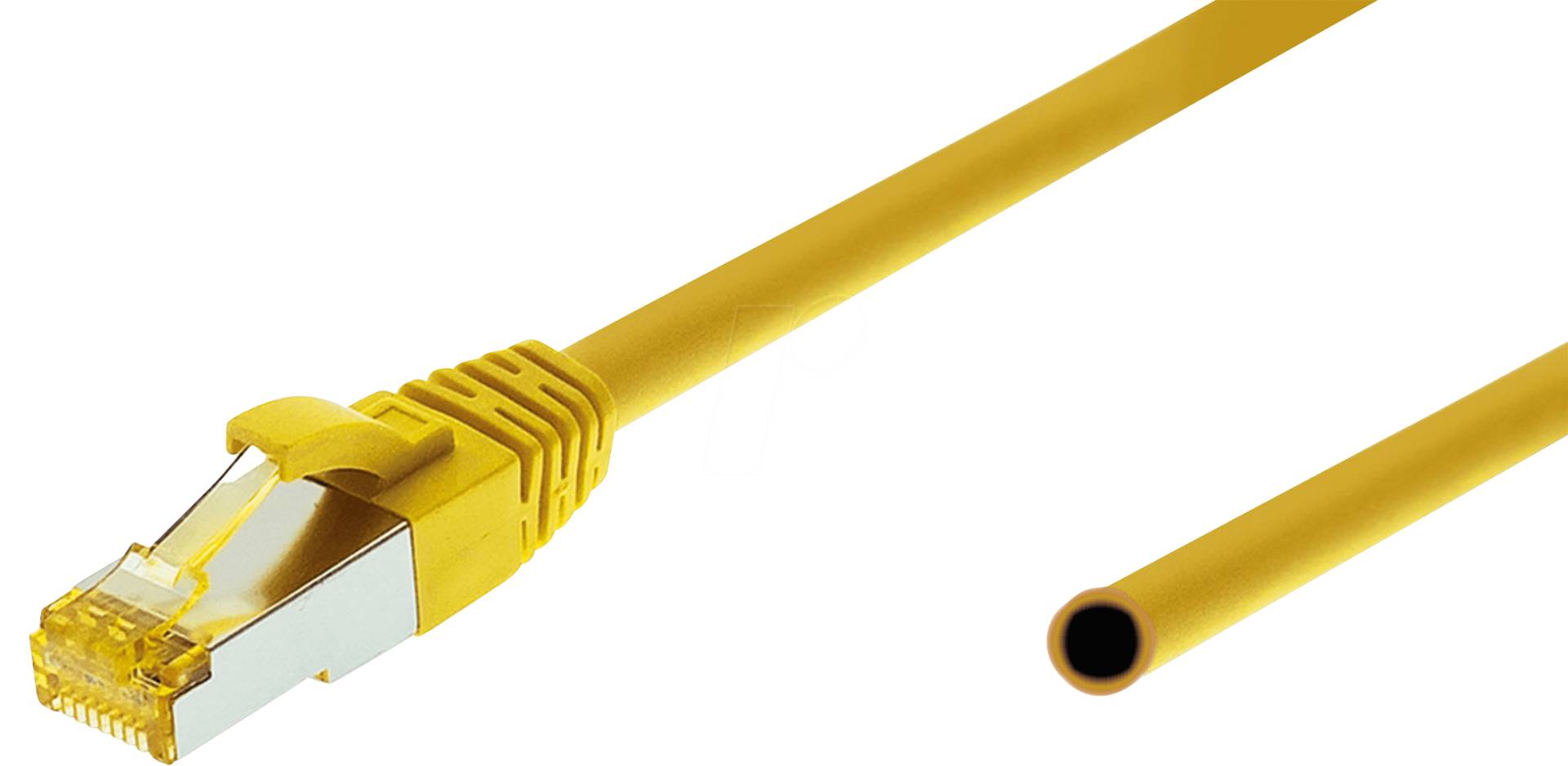 UF CAT6A GE 100 - Cat.6a Ultra Flex -Patchkabel - 100 m - gelb von TTL NETWORK