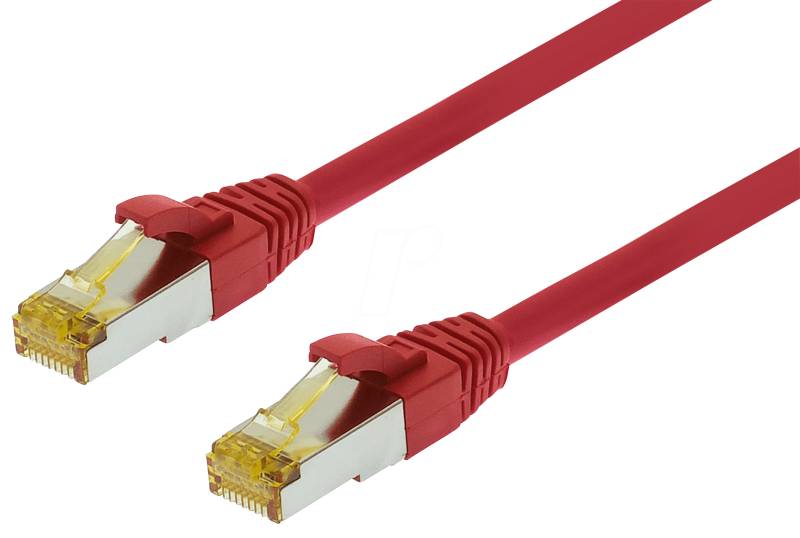 UF CAT6A RT 10 - Cat.6a Ultra Flex -Patchkabel - 10 m - rot von TTL NETWORK