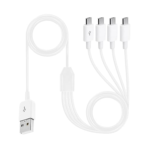 TTTLLNN 4 in 1 USB Ladekabel Multi Kabel für mehrere Geräte 4 Tablets oder Telefone gleichzeitig von TTTLLNN