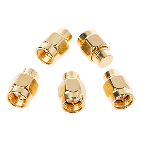 TTTLLNN 5 x 50 Ohm RF Koaxial-vergoldete Anschlusslasten SMA-Stecker von TTTLLNN