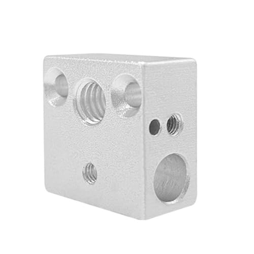 TTTLLNN Aluminium Hotend Heizblock 3D Drucker Hohe Temperaturen Heizblock Ersatz für MK8 Extruder Zubehör von TTTLLNN