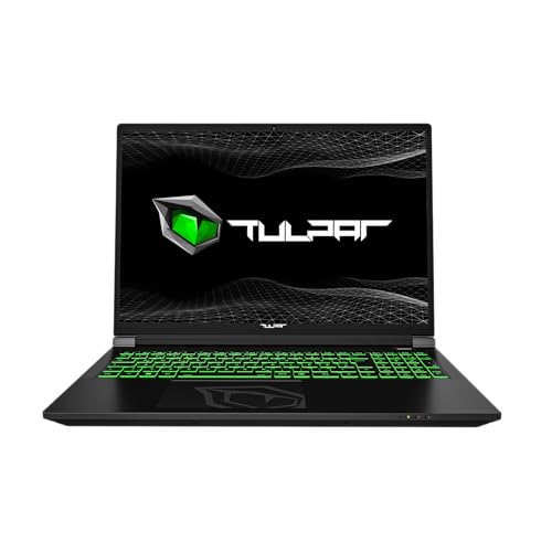 TULPAR T6 V3.2.2 Gaming Laptop | 16'' FHD 1920X1080 165HZ IPS LED-Display | Intel Core i7 13700HX | 16 GB RAM | 500 GB SSD | Nvidia RTX 4070 | Windows 11 Gaming Notebook von TULPAR