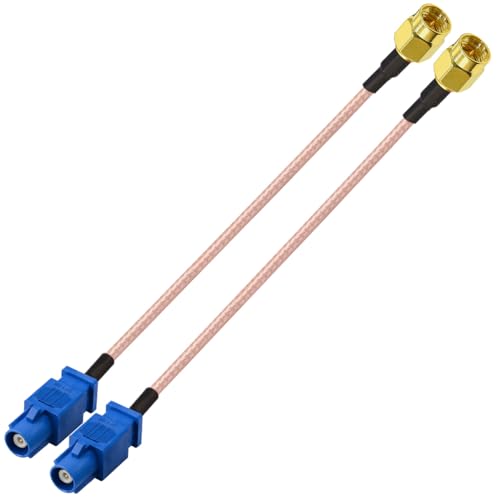 TUOLNK SMA to Fakra C RF Coax Cable 6inch 2 Pack (SMA Male to Fakra C Male Length) von TUOLNK