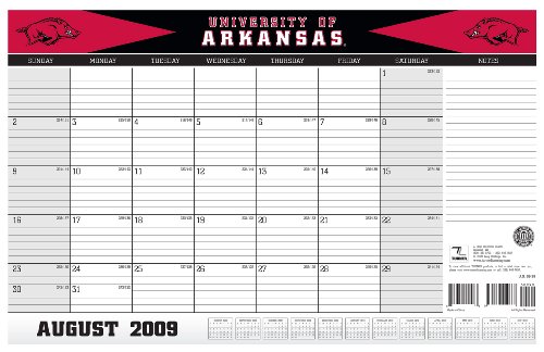 Turner CLC Arkansas Razorbacks 2010 Akademischer Tischkalender, 27,9 x 43,2 cm (8230269) von TURNER