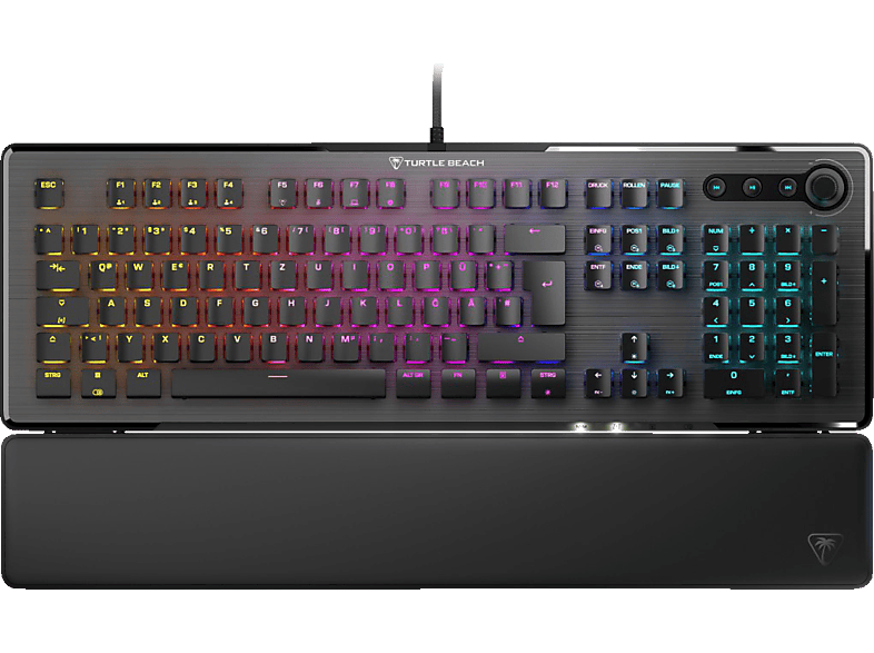 TURTLE BEACH Vulcan II S Linear, Gaming Tastatur, Mechanisch, Kabelgebunden, Schwarz von TURTLE BEACH