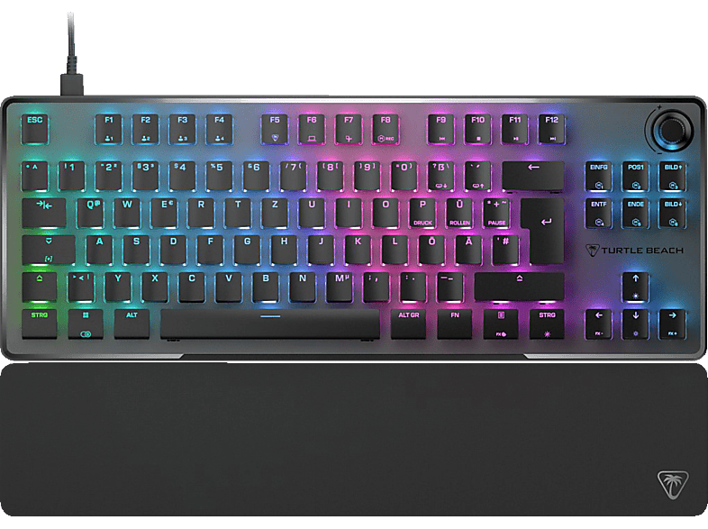 TURTLE BEACH Vulcan II TKL Pro, Linear, Gaming Tastatur, Mechanisch, Kabelgebunden, Schwarz von TURTLE BEACH