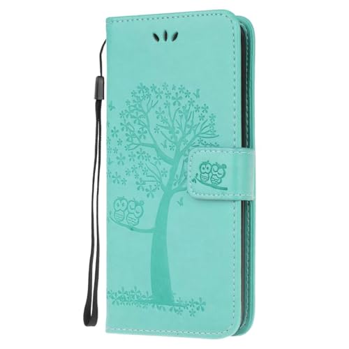 Hülle für Xiaomi Redmi Note 14 Pro 5G/Note 14 Pro+ 5G, Premium Leder Xiaomi Redmi Note 14 Pro 5G/Note 14 Pro+ 5G Handy Hüllen Magnetic Closure Flip Book Schutzhülle Handytasche handyhülle,Grün von TUUNKMUY