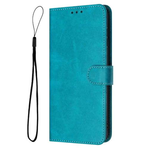 Schutzhülle für Nokia G42 Hülle PU Leder Handyhülle Lederhülle Klapphülle Kartenfach Flip Cover Handy hülle Leather Wallet Phone Case für Nokia G42,Blauer See von TUUNKMUY