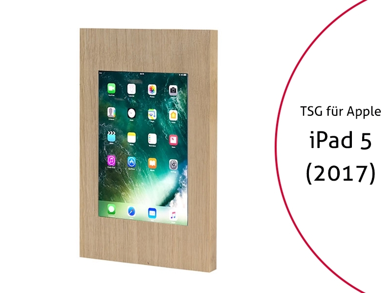 TabLines TSG041O Tablet Schutzgeh?use f?r Apple iPad 5 (2017), Holz Eiche von TabLines