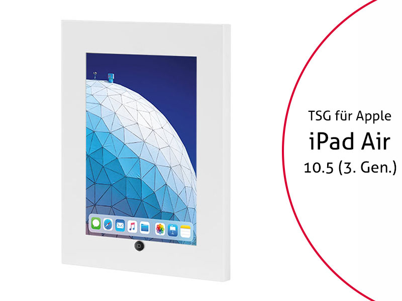 TabLines TSG062W Tablet Schutzgeh?use f?r Apple iPad Air 3 10.5 (2019), HB, wei? von TabLines