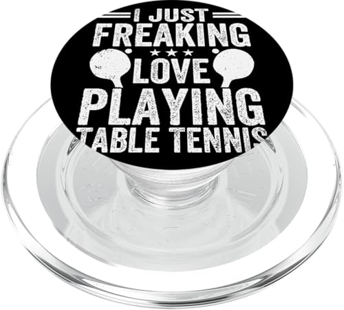 Ping Pong Ich liebe es einfach, Tischtennis zu spielen PopSockets PopGrip für MagSafe von Table Tennis Player Ping Pong Player