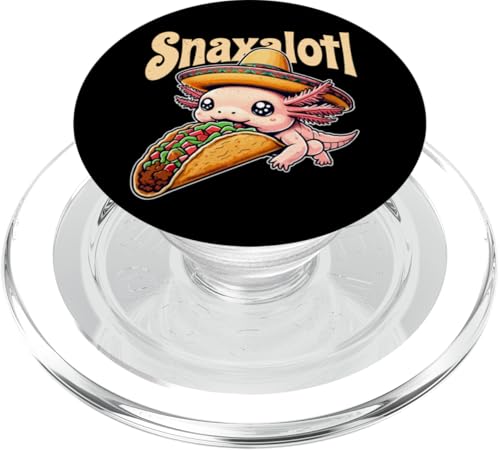 Taco Axolotl Tacos Liebhaber Süßes mexikanisches Tier PopSockets PopGrip für MagSafe von Tacolotl Funny Taco Axolotl Lovers