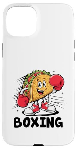 Hülle für iPhone 15 Plus Tacos Boxing Taco Mexikanisches Essen Cinco De Mayo Boxer von Tacos Mexican Food Taco Lover Gifts