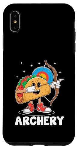 Hülle für iPhone XS Max Tacos Bogenschießen Taco Mexikanisches Essen Cinco De Mayo Archer von Tacos Mexican Food Taco Lover Gifts