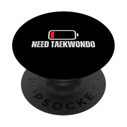 Taekwondo Coach Taekwondo mit niedrigem Batteriebedarf PopSockets mit austauschbarem PopGrip von Taekwondo Enthusiast Training Passion