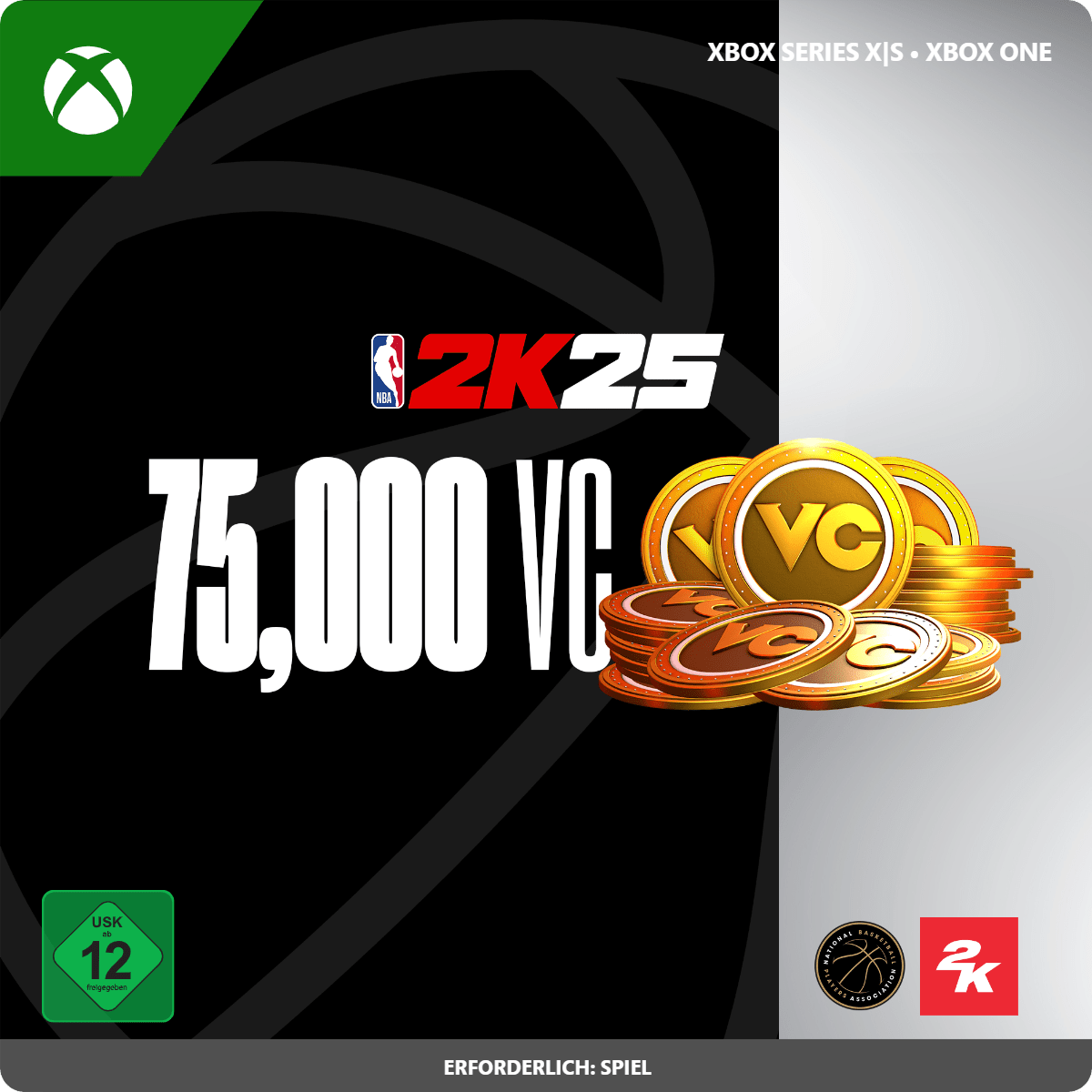 NBA 2K25 75.000 Virtual Currency-Pack von Take Two Interactive