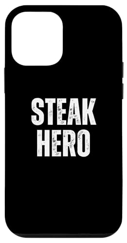 Hülle für iPhone 12 mini Steak Hero Lustiger Humor Essen Text Grill Witz von Talk Steak to Me Merch