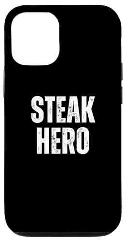 Hülle für iPhone 13 Pro Steak Hero Lustiger Humor Essen Text Grill Witz von Talk Steak to Me Merch