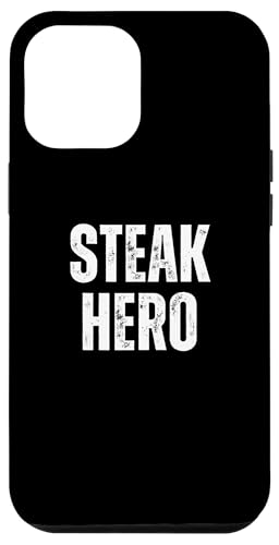 Hülle für iPhone 14 Pro Max Steak Hero Lustiger Humor Essen Text Grill Witz von Talk Steak to Me Merch