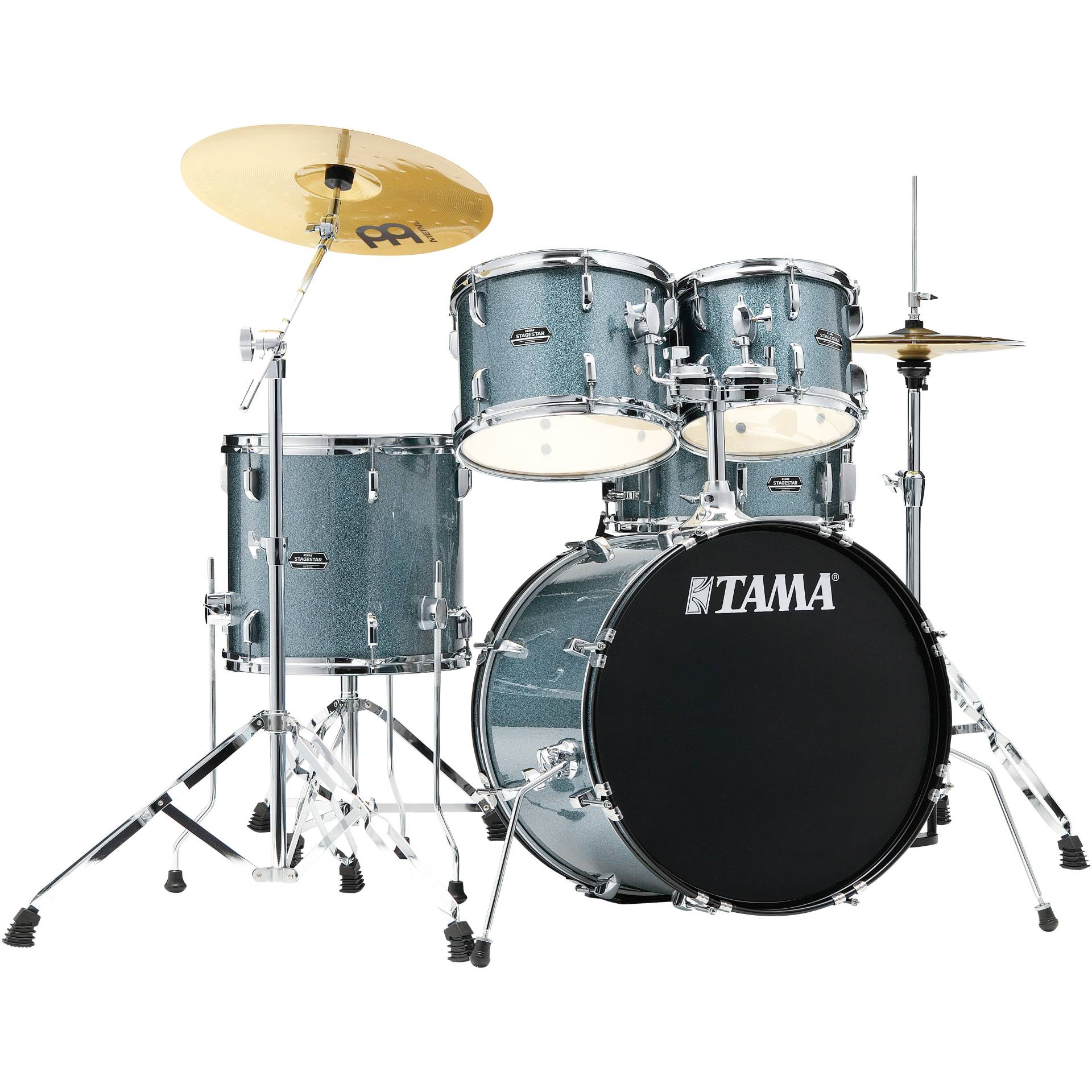 Tama ST50H5-SEM Sea Blue Mist Stagestar Starter Kit with Cymbals von Tama