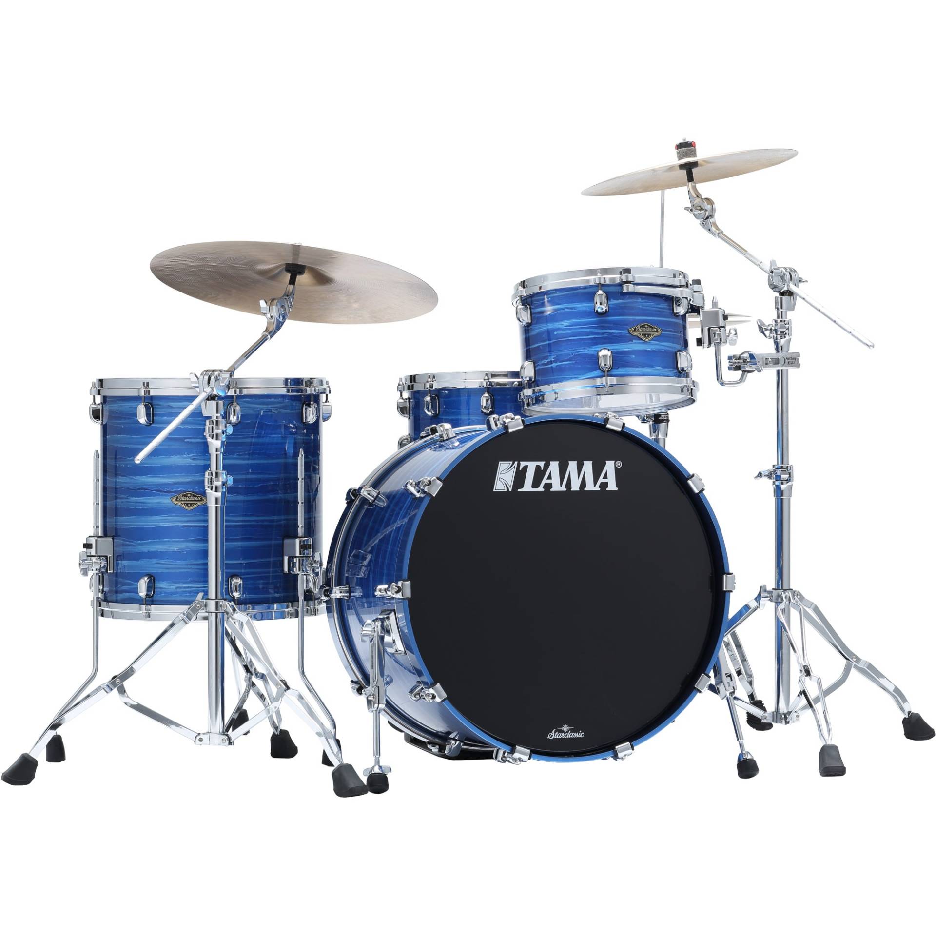 Tama WBS32RZS-LOR Starclassic W/B Ocean Blue Ripple 3-Piece Shell Set von Tama