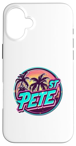 Hülle für iPhone 16 Plus St. Pete Beach Florida St. Petersburg Pirates Sunshine von Tampa Bay Flamingo Florida Co.