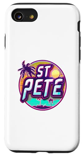 Hülle für iPhone SE (2020) / 7 / 8 St. Pete Beach Florida St. Petersburg Palmen Sonnenschein von Tampa Bay Flamingo Florida Co.