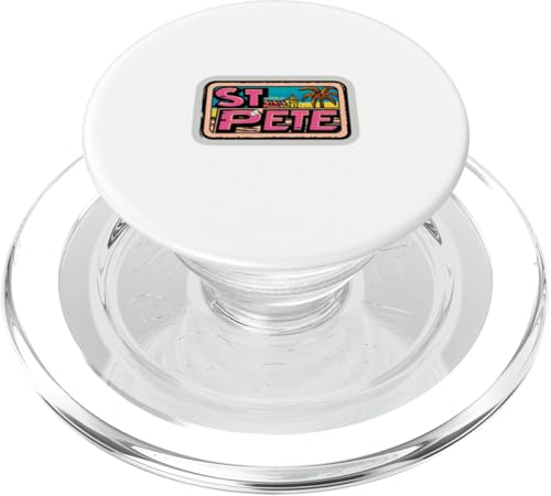 St. Pete Beach Florida St. Petersburg Palmen Sonnenschein PopSockets PopGrip für MagSafe von Tampa Bay Flamingo Florida Co.