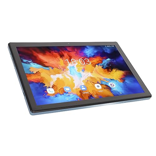 Tangxi 10,1-Zoll-Tablet mit 12 GB RAM, 256 GB Speicher, Octa-Core-Prozessor, Full-HD-Touchscreen, Dual-Kamera, GPS-Unterstützung, BT-Headset und 8800-mAh-Akku (Blue) von Tangxi